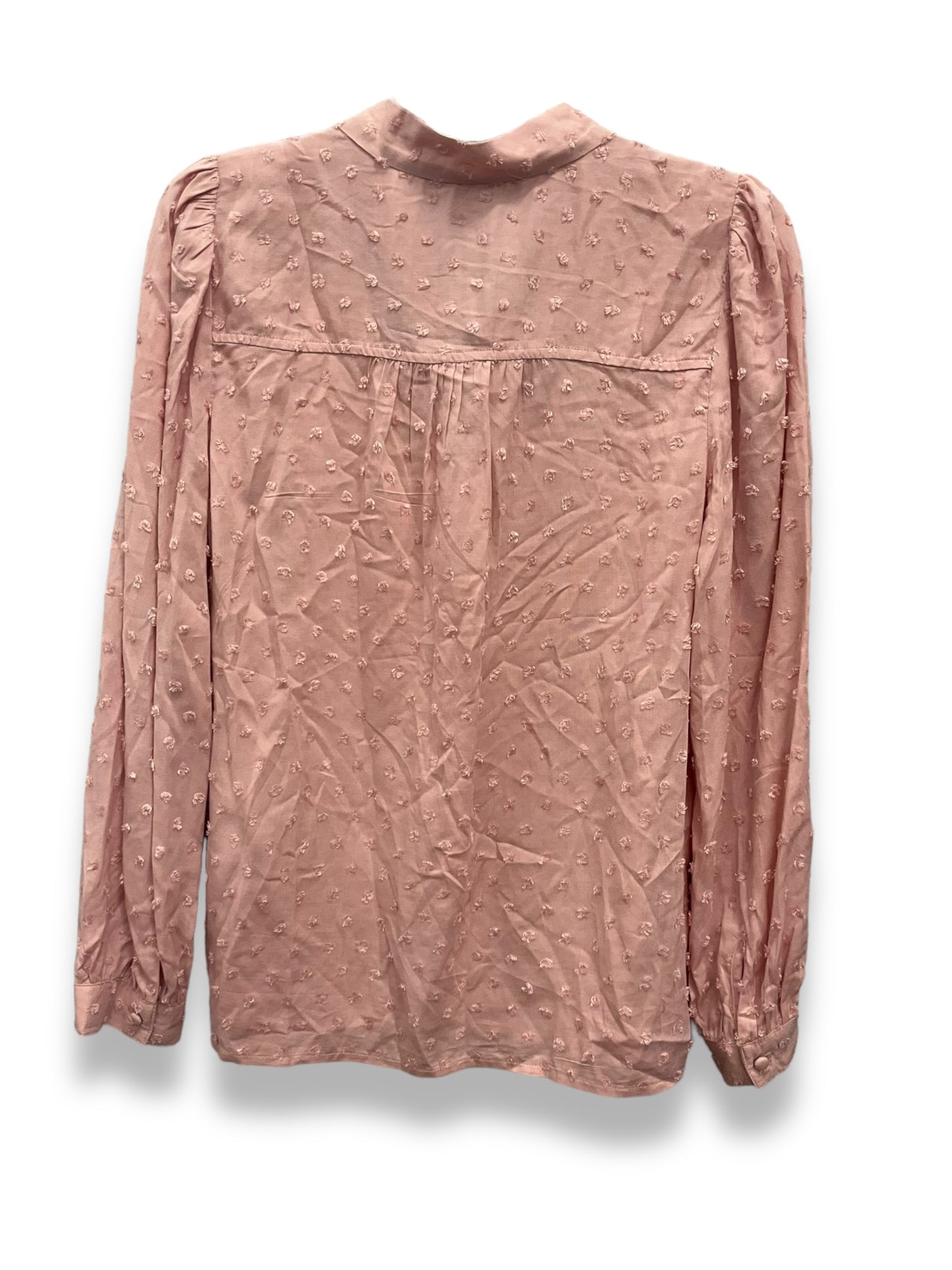 Pink Top Long Sleeve Loft, Size S