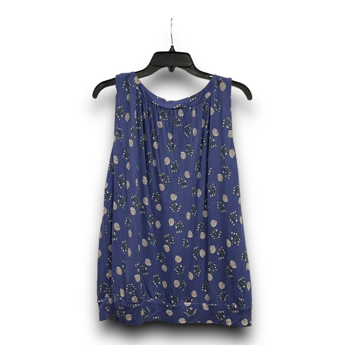 Blue Top Sleeveless Loft, Size L