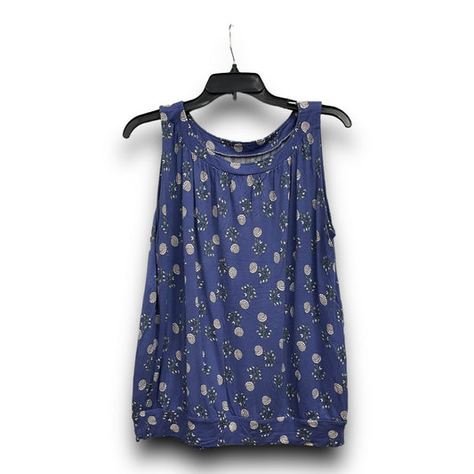 Blue Top Sleeveless Loft, Size L