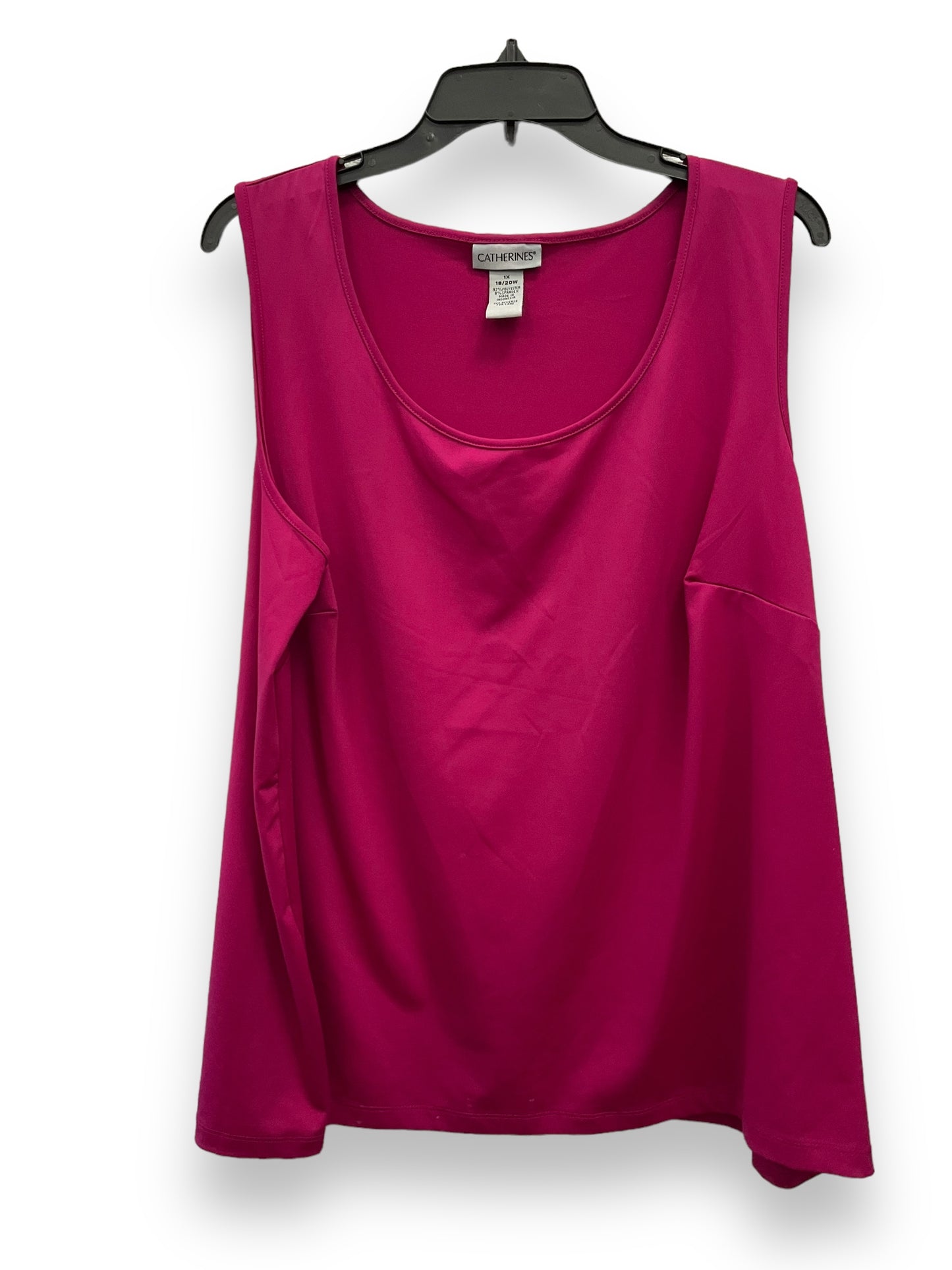 Pink Tank Top Catherines, Size 1x