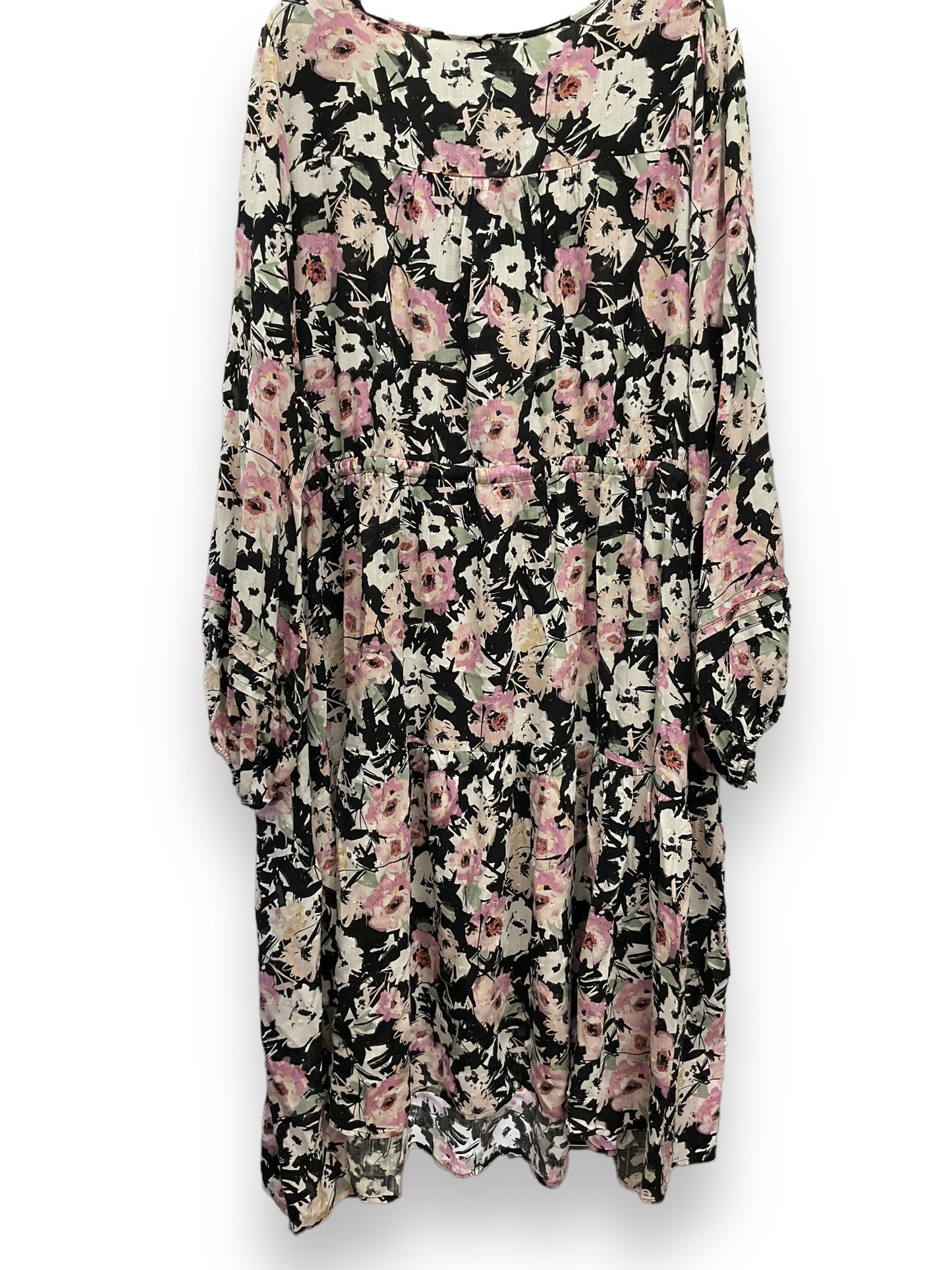 Floral Print Dress Casual Midi Torrid, Size 3x