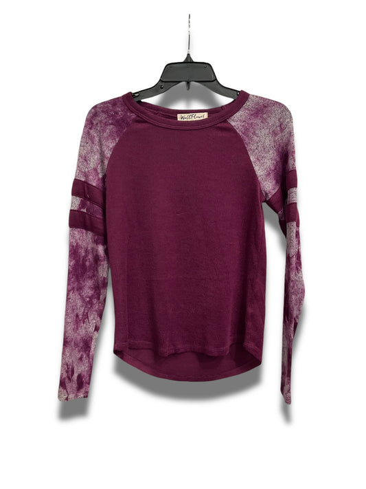 Top Long Sleeve By Wallflower In Purple, Size: S