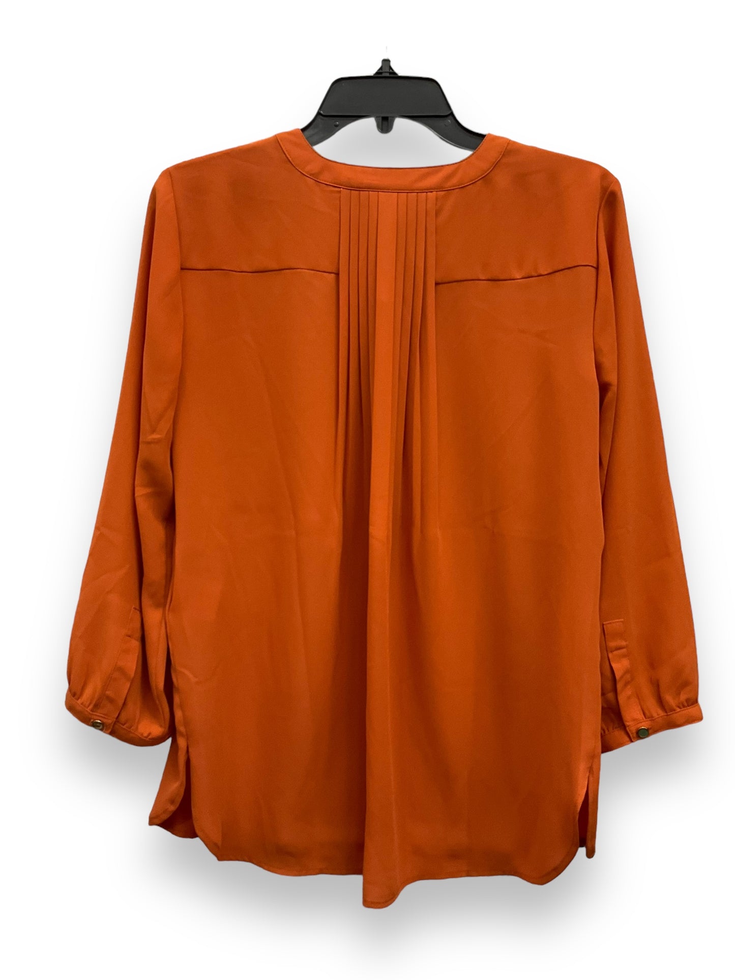 Orange Blouse Long Sleeve Jm Collections, Size S