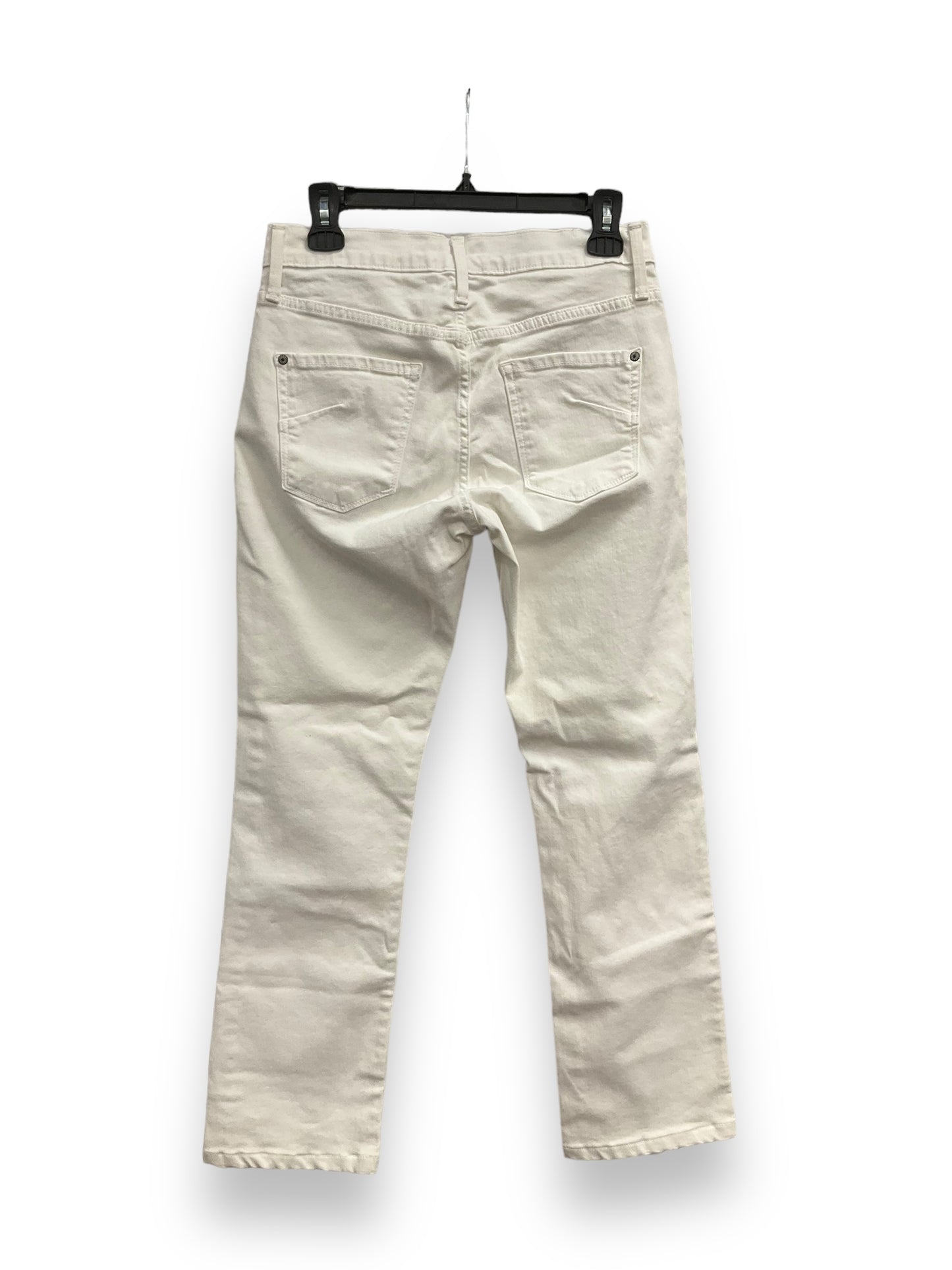 White Jeans Straight James Jeans, Size 10