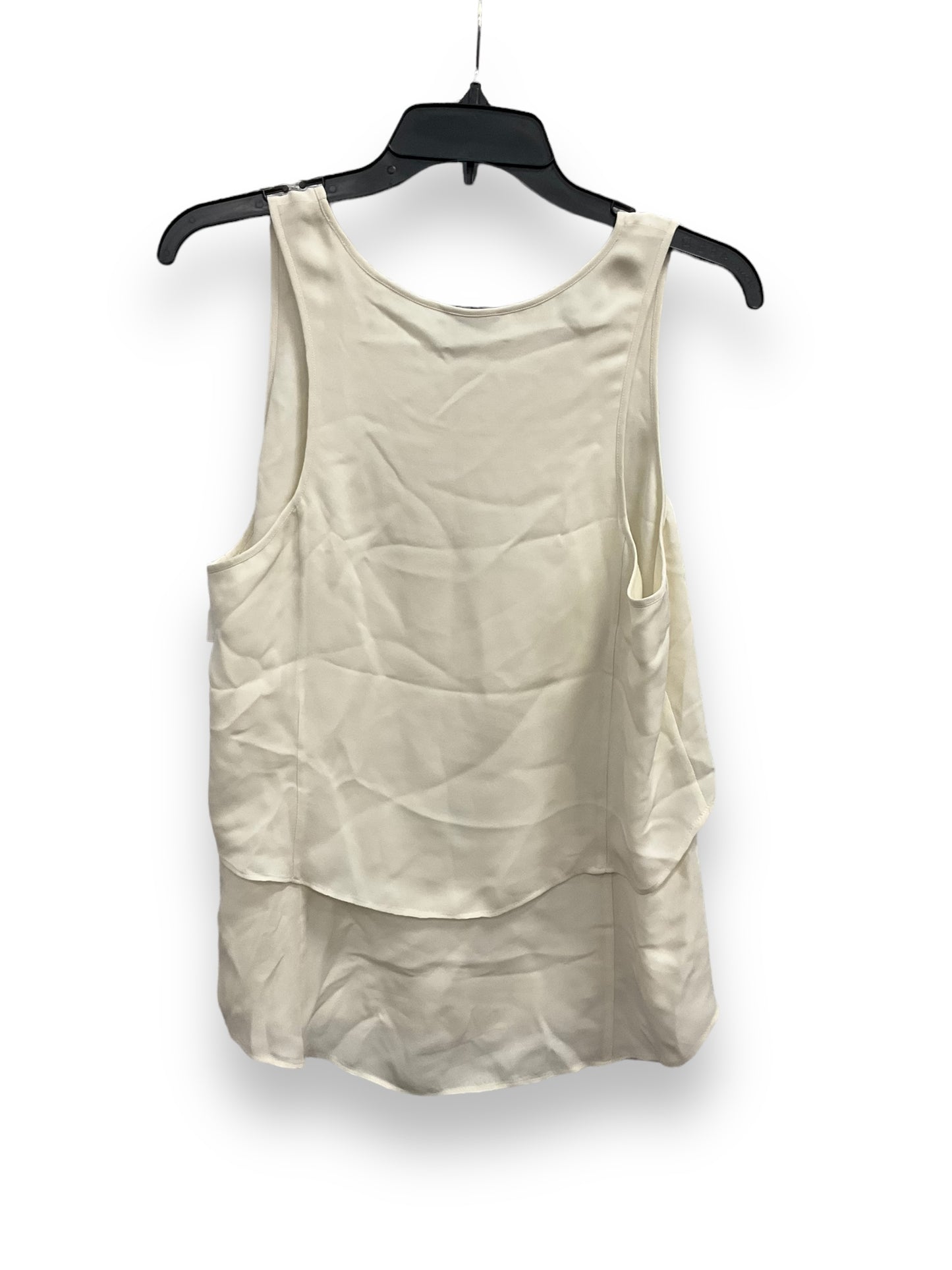 Cream Top Sleeveless Theory, Size L