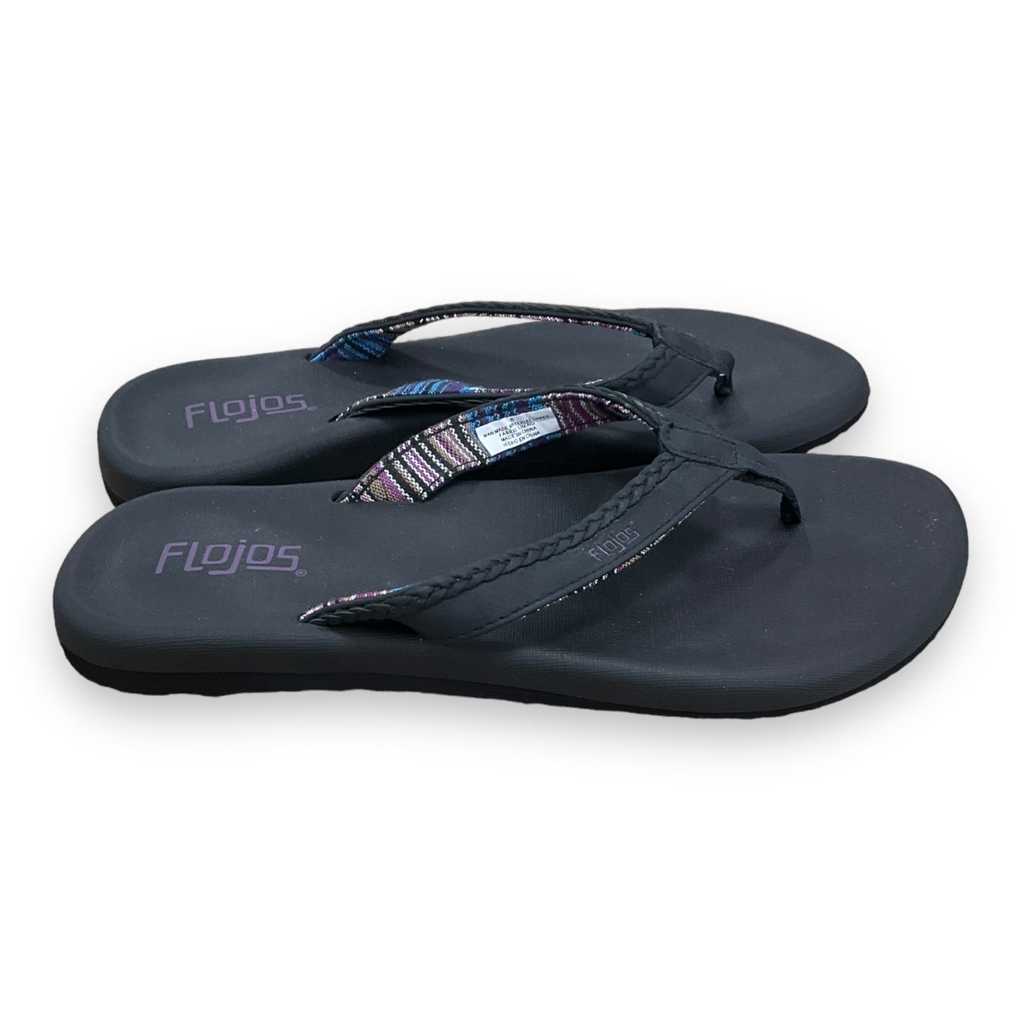 Sandals Flip Flops By Clothes Mentor In Black, Size: 8