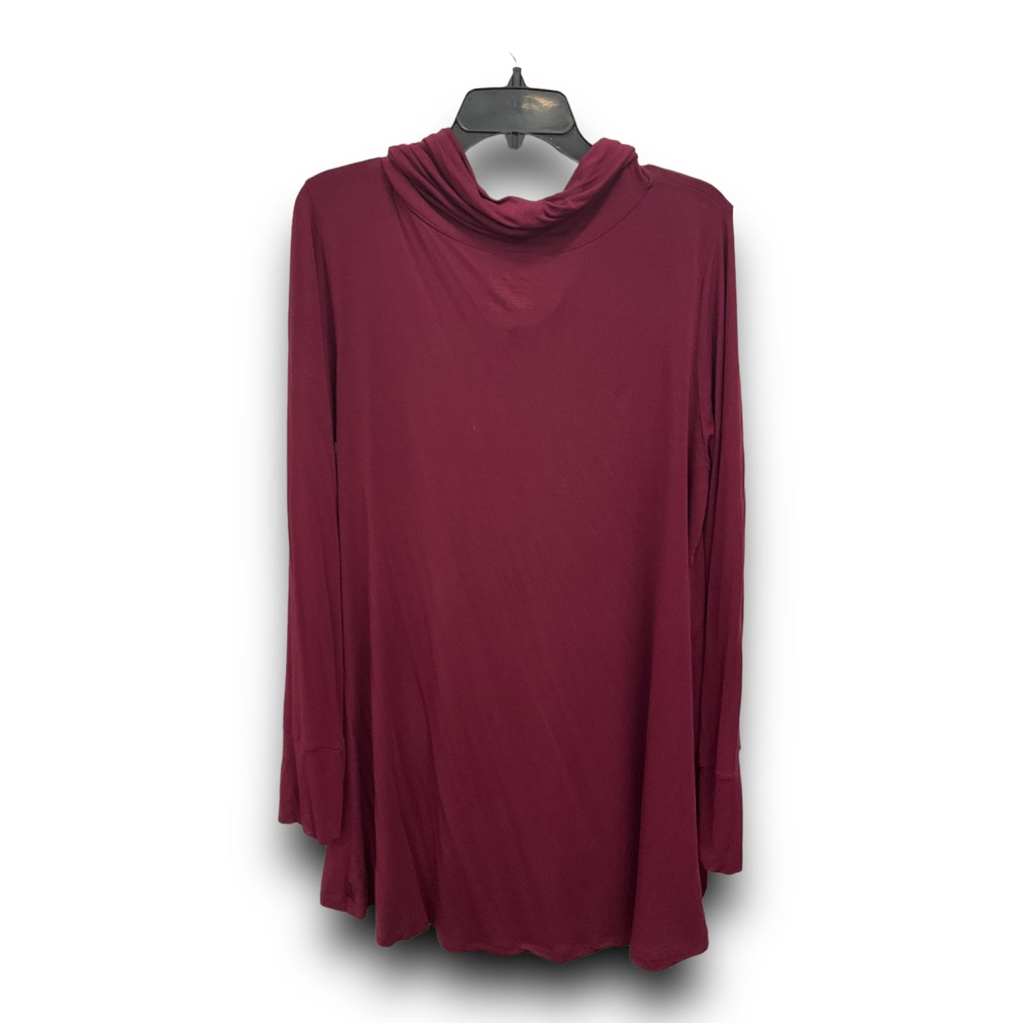 Tunic Long Sleeve By Cuddl Duds In Red, Size: Xl