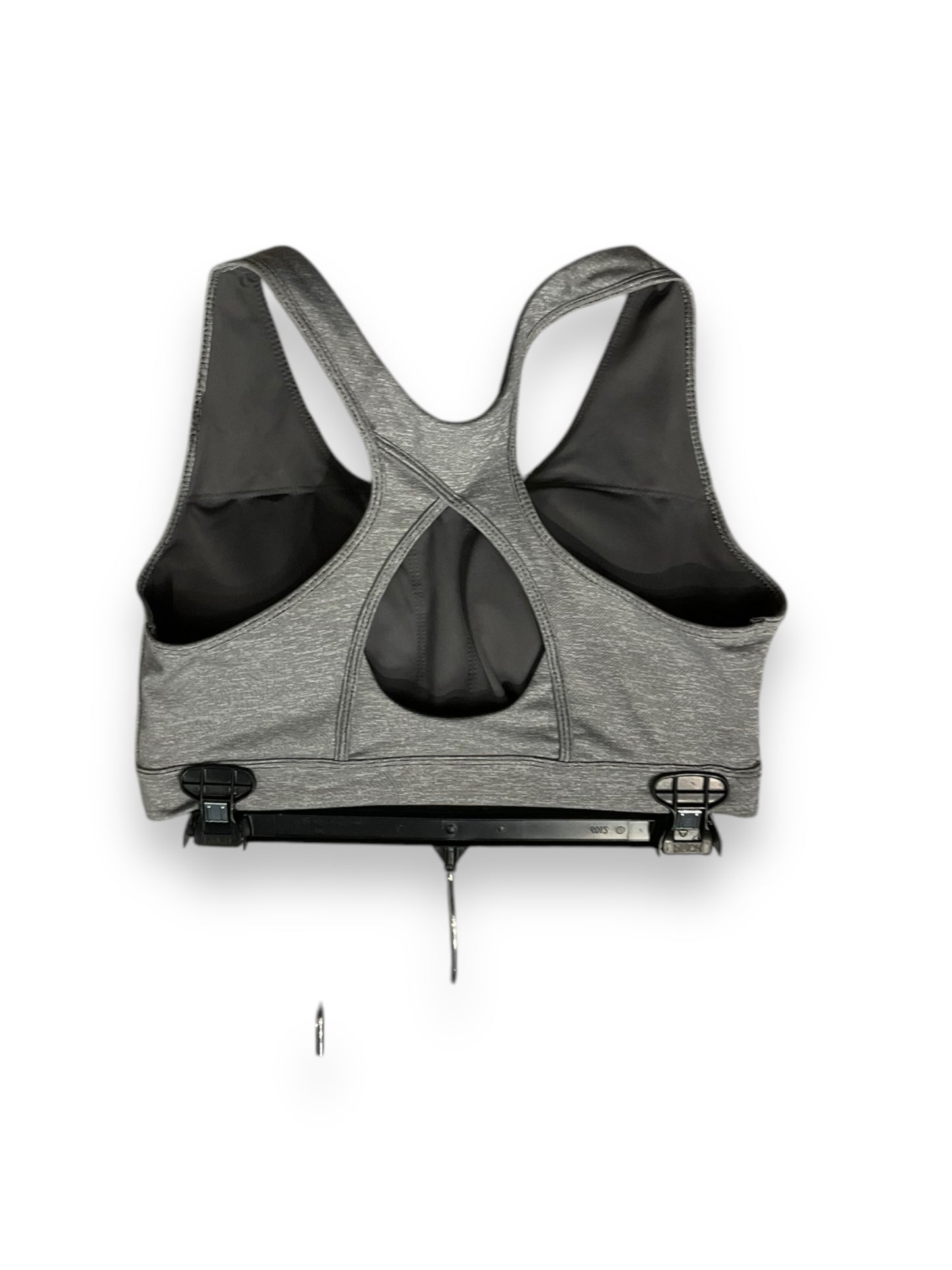 Athletic Bra By Tek Gear In Grey, Size: L