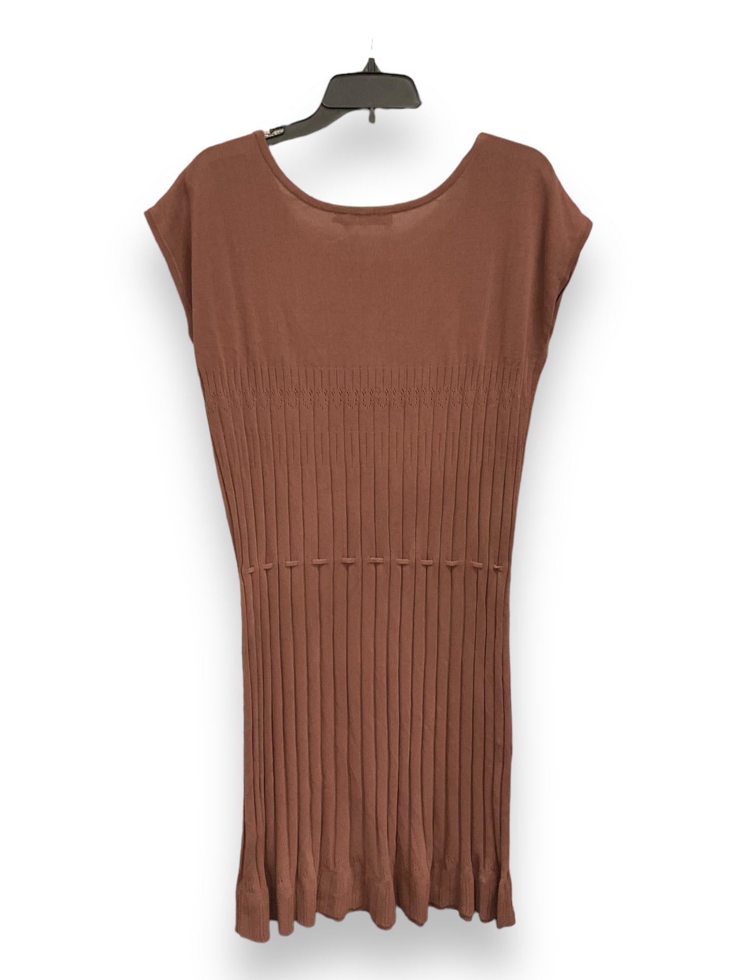 Dress Casual Midi By Peruvian Connection In Brown, Size: L