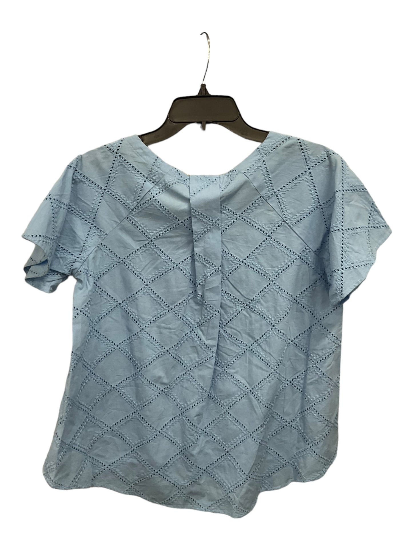 Top Short Sleeve By For Cynthia In Blue, Size: S