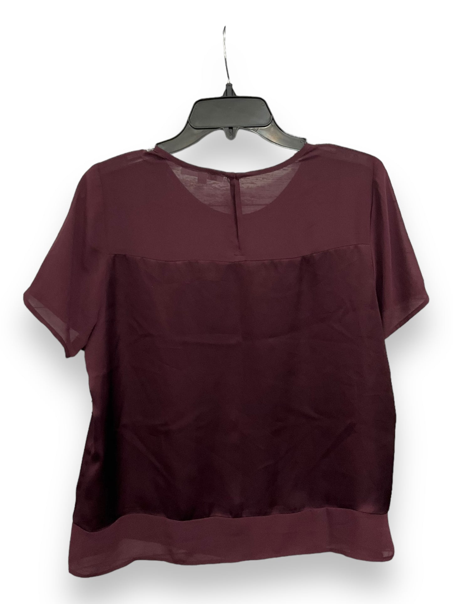 Top Short Sleeve By Dr2 In Purple, Size: M