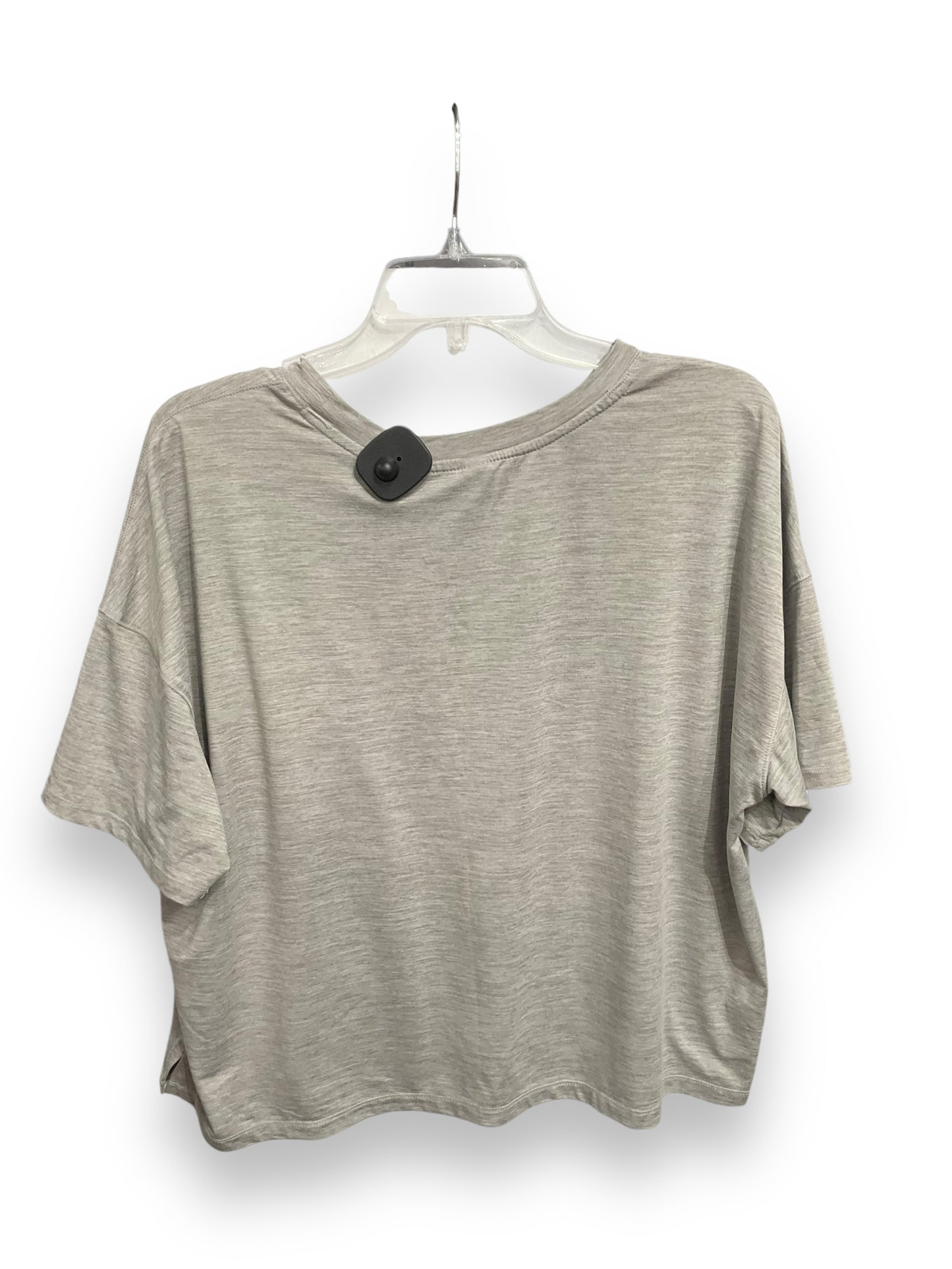 Athletic Top Short Sleeve By 90 Degrees By Reflex In Grey, Size: L