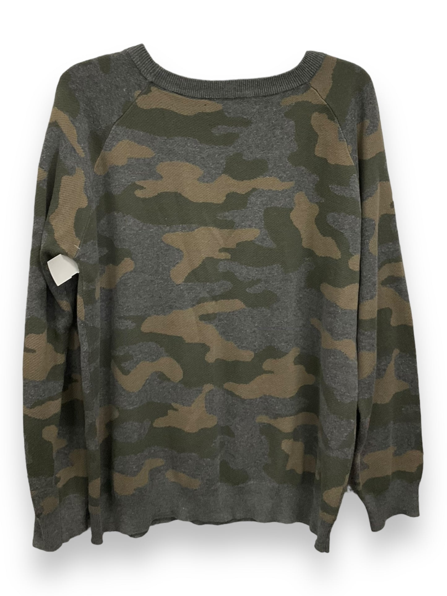 Sweater By Cmc In Camouflage Print, Size: L