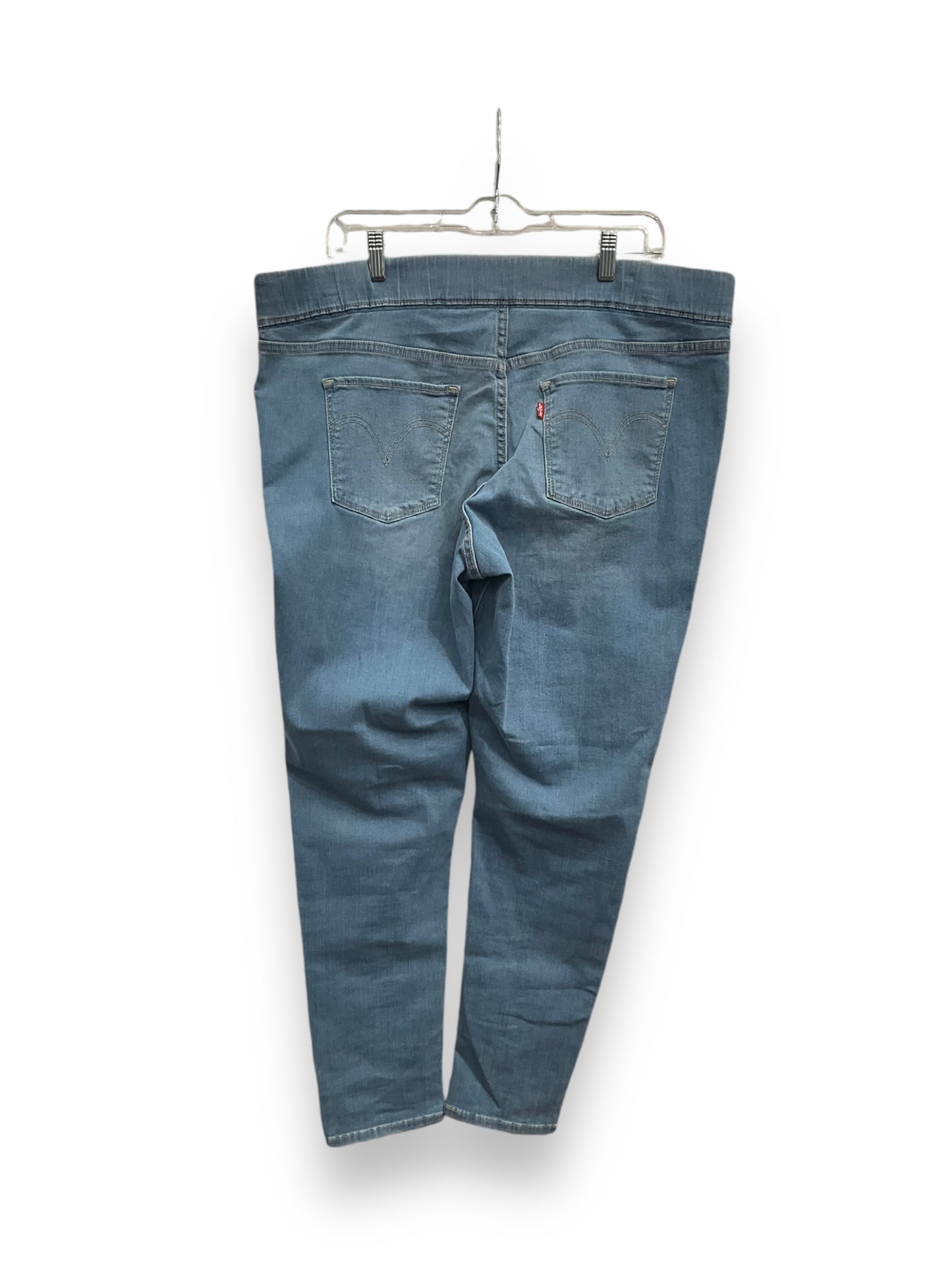 Jeans Jeggings By Levis In Blue Denim, Size: 18