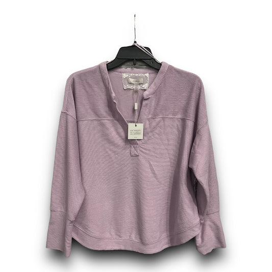 Top Long Sleeve By Cupio In Purple, Size: L