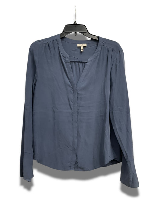 Blouse Long Sleeve By Joie In Blue, Size: S