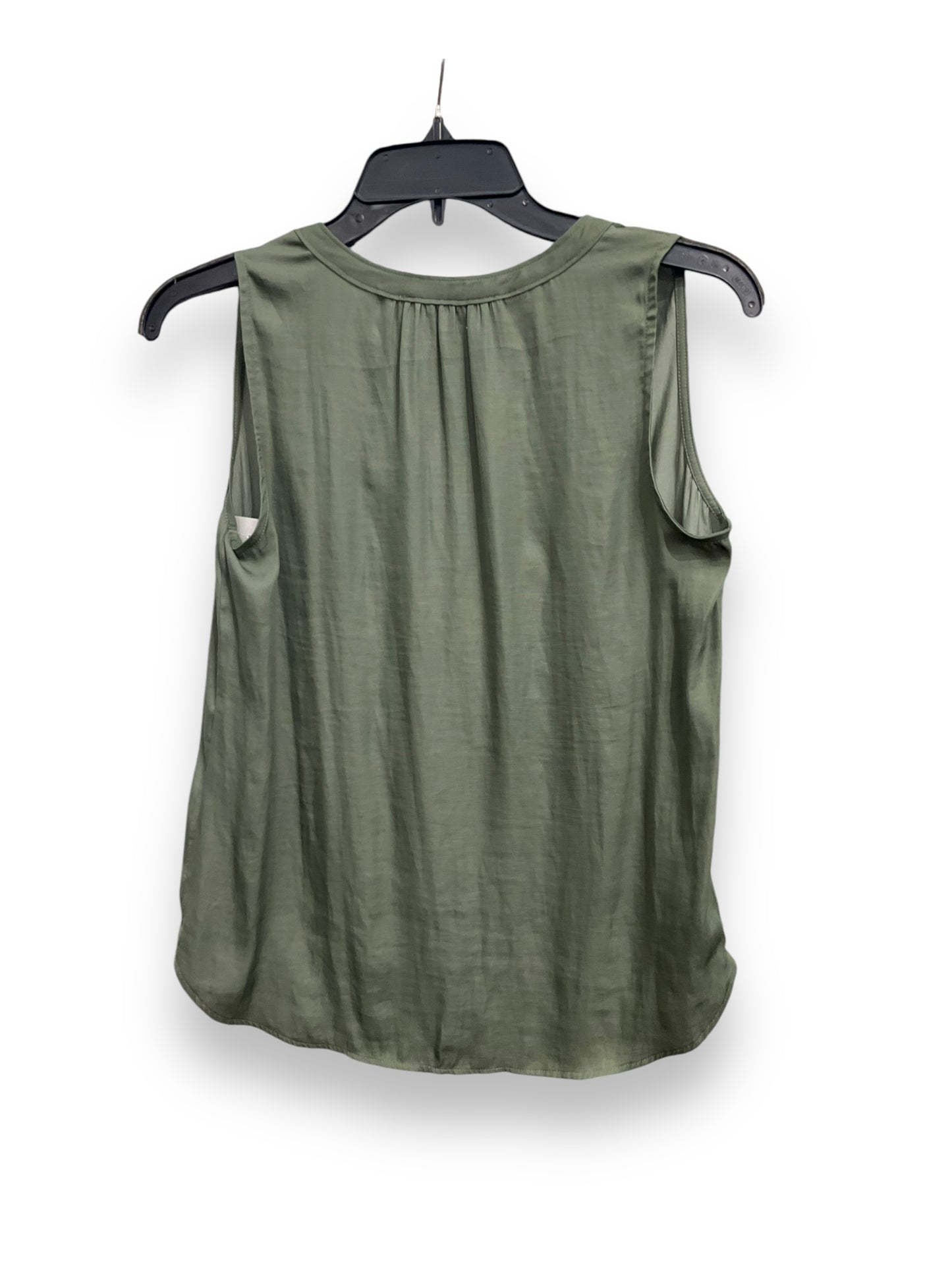 Blouse Sleeveless By Loft In Green, Size: Petite   Xs