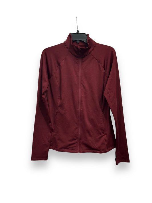 Athletic Jacket By Tek Gear In Red, Size: M