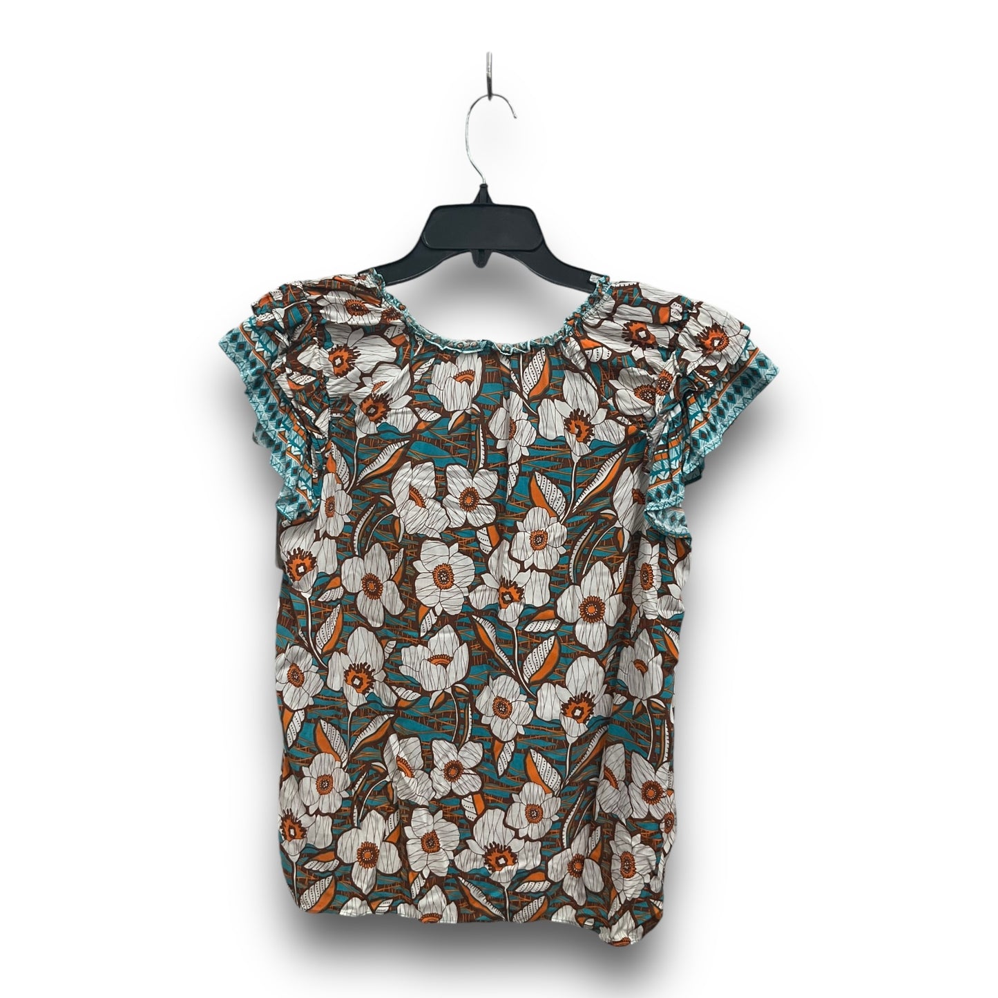 Top Short Sleeve By Rose And Olive In Multi-colored, Size: M