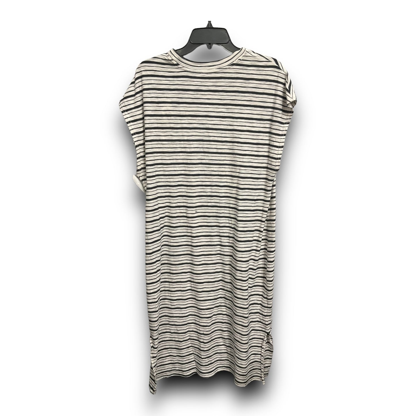 Dress Casual Midi By Universal Thread In Striped Pattern, Size: L