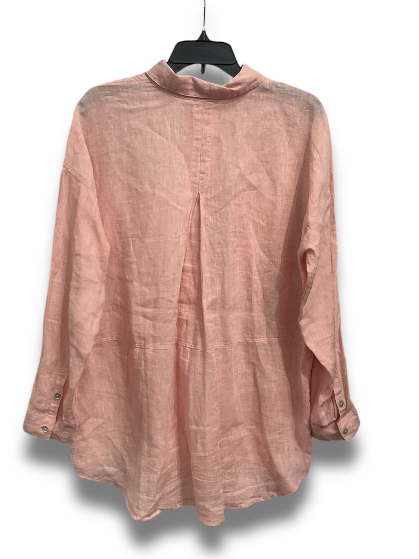 Top Long Sleeve By J. Jill In Pink, Size: M