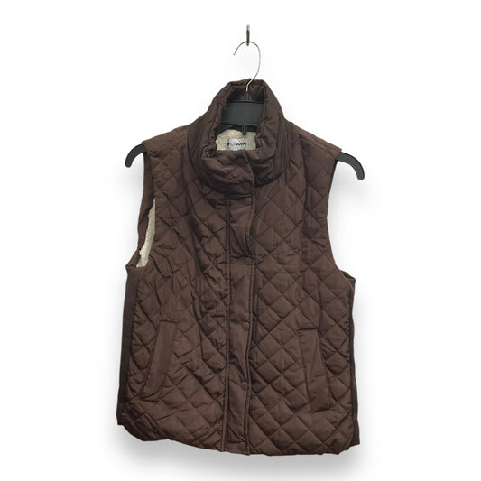 Vest Puffer & Quilted By Ci Sono In Brown, Size: M