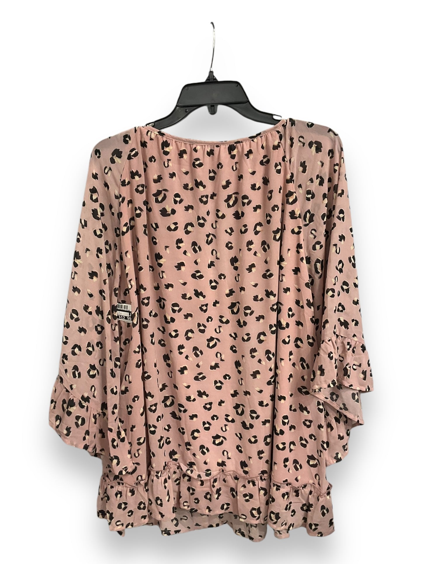 Top Long Sleeve By Jodifl In Pink, Size: 1x