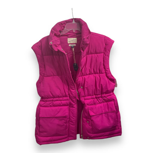 Vest Puffer & Quilted By Universal Thread In Pink, Size: S