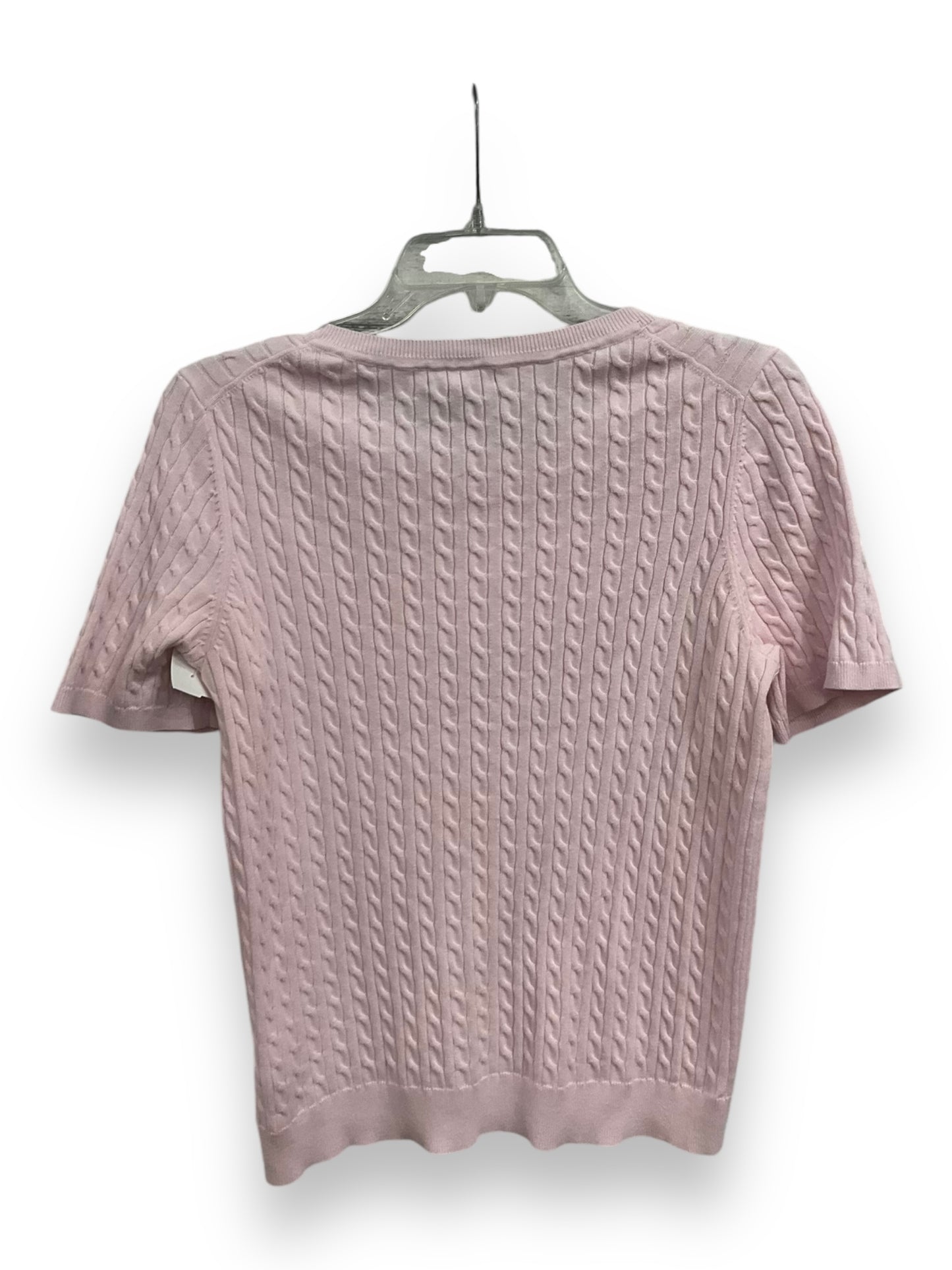 Top Short Sleeve Basic By Tommy Hilfiger In Pink, Size: L