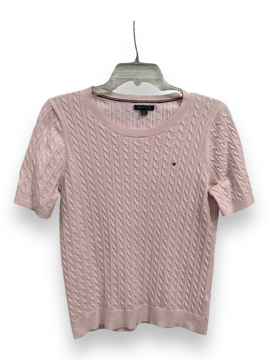 Top Short Sleeve Basic By Tommy Hilfiger In Pink, Size: L