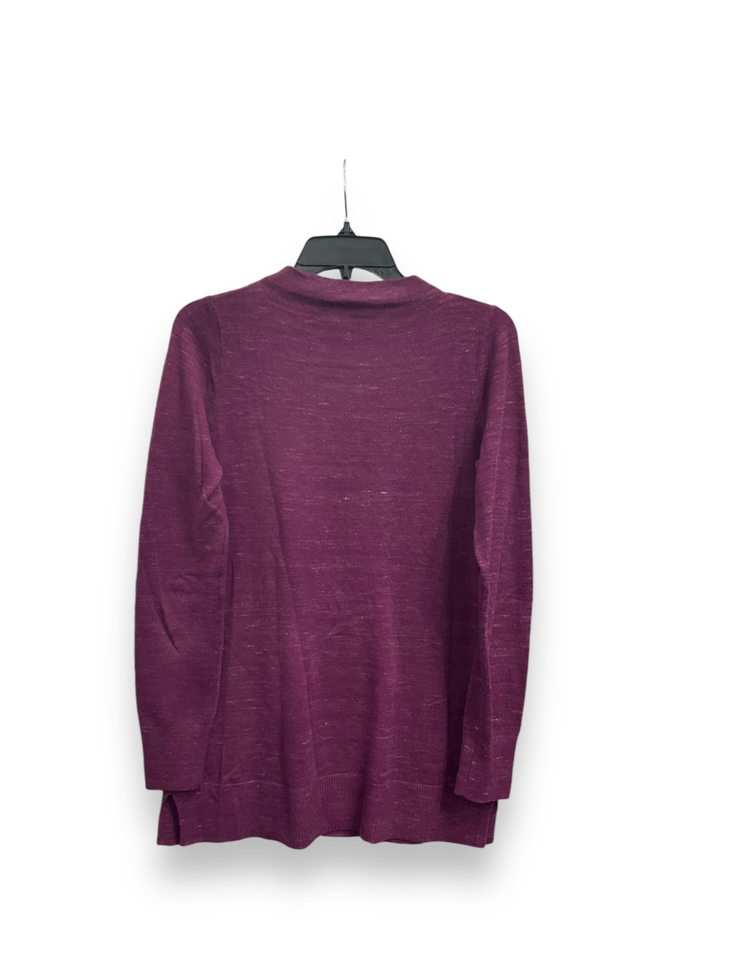 Tunic Long Sleeve By Loft In Purple, Size: S