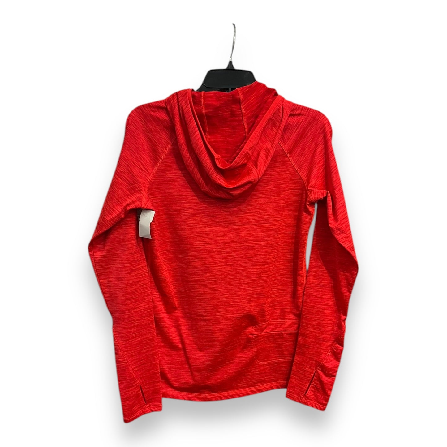 Athletic Top Long Sleeve Hoodie By Old Navy In Red, Size: S