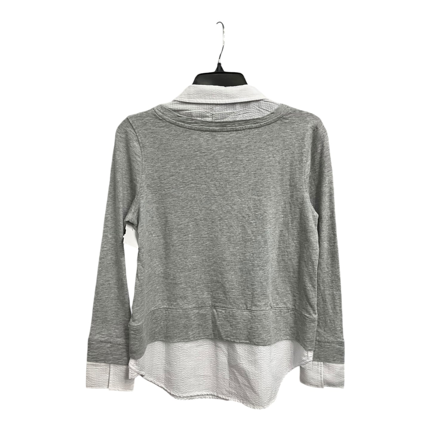 Top Long Sleeve By Tommy Hilfiger In Grey, Size: S