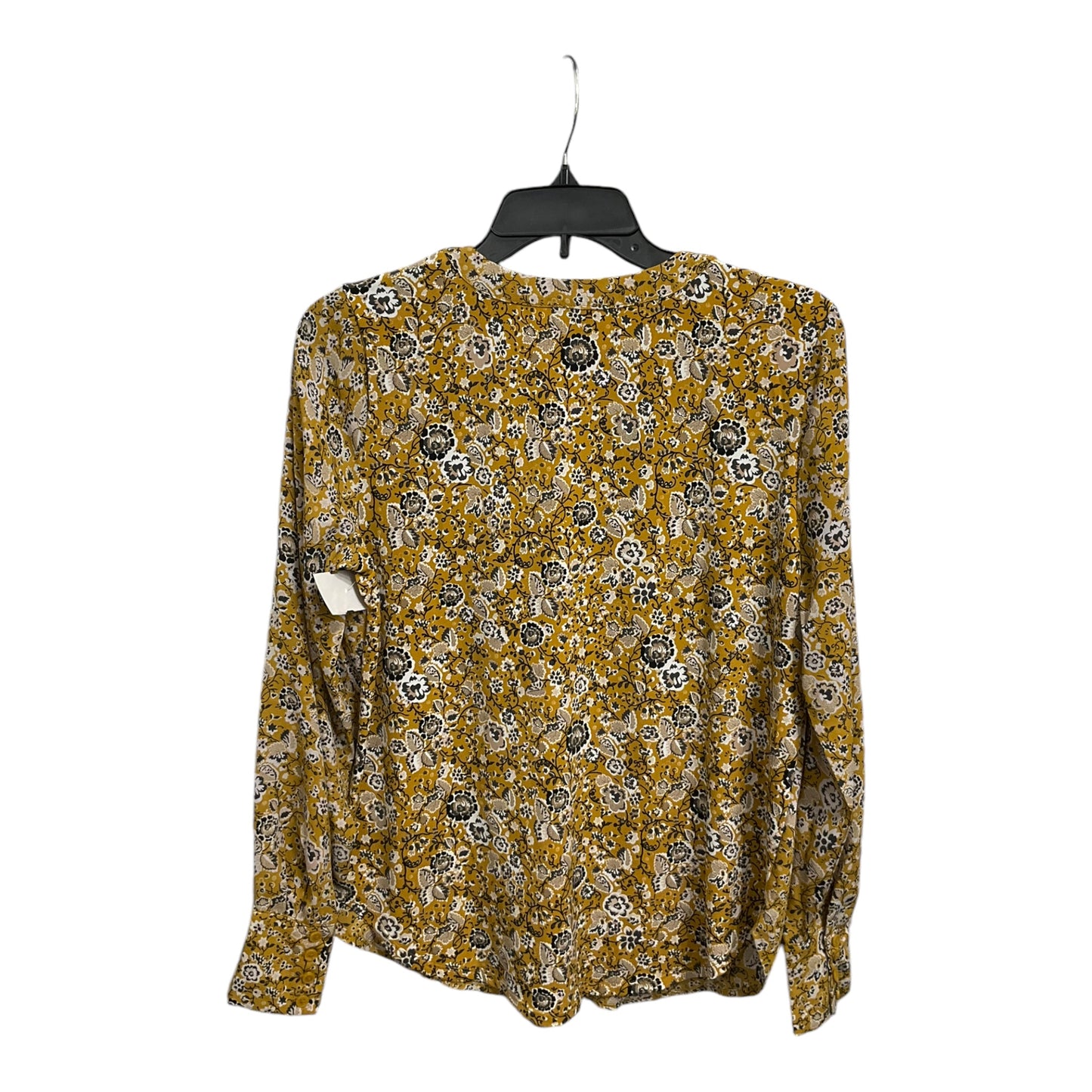 Top Long Sleeve By Ann Taylor In Yellow, Size: Xs