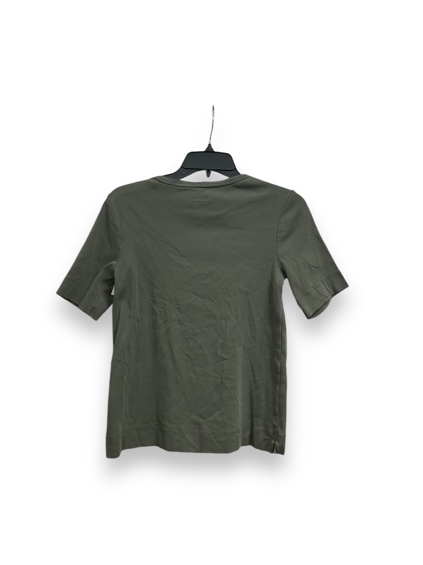 Top Short Sleeve Basic By Chicos In Green, Size: Xs