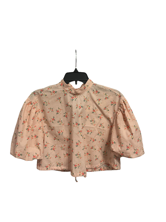 Top Short Sleeve By Anthropologie In Pink, Size: Xxs