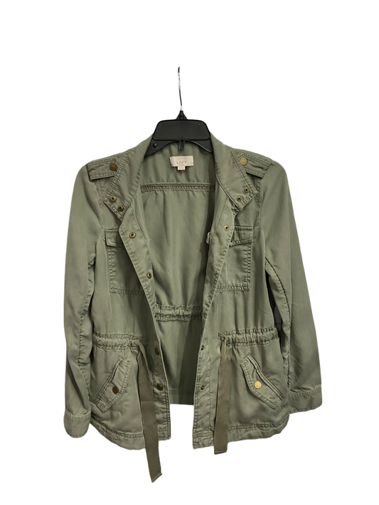 Jacket Utility By Loft In Green, Size: Xxsp