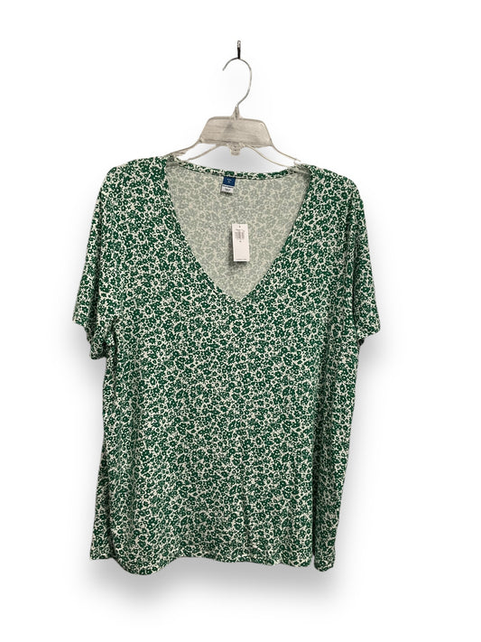 Top Short Sleeve By Old Navy In Green, Size: Xl