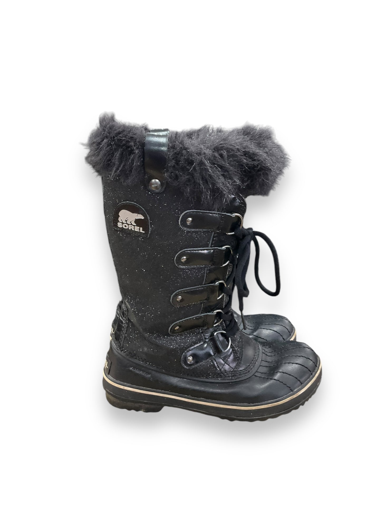 Boots Mid-calf Flats By Sorel In Black, Size: 7.5