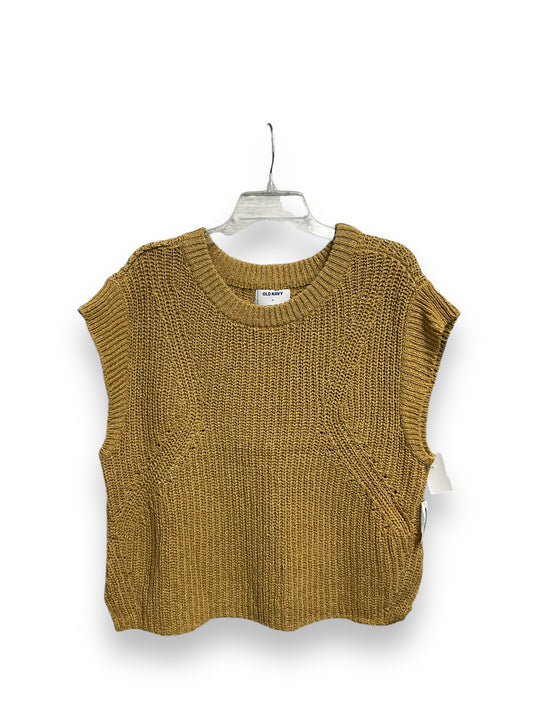 Vest Sweater By Old Navy In Yellow, Size: M