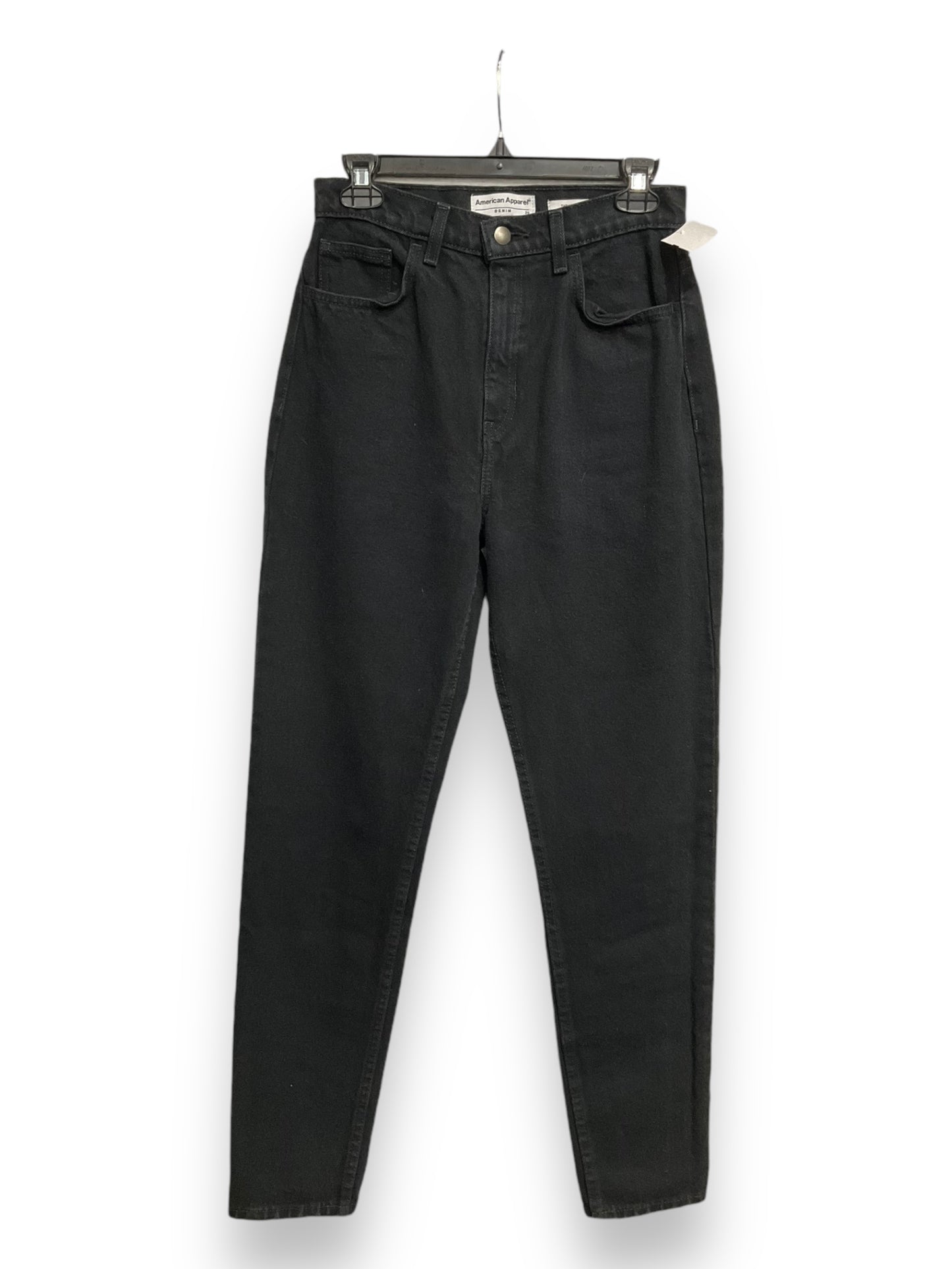 Jeans Straight By American Apparel In Black, Size: 6