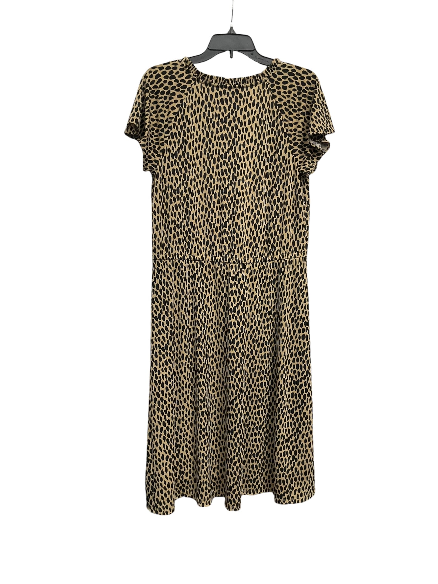 Dress Casual Midi By Talbots In Multi-colored, Size: L