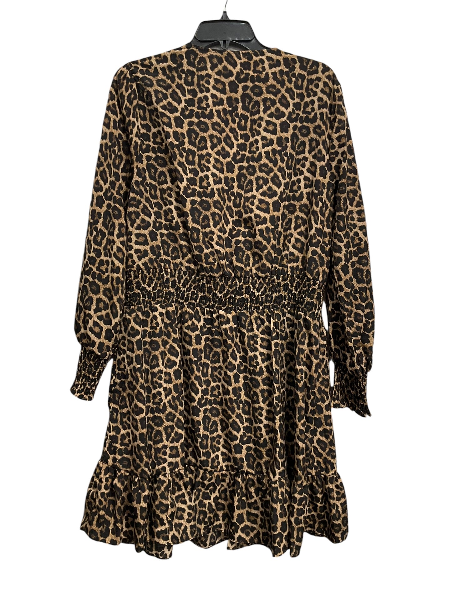 Dress Casual Midi By Michael By Michael Kors In Animal Print, Size: 1x