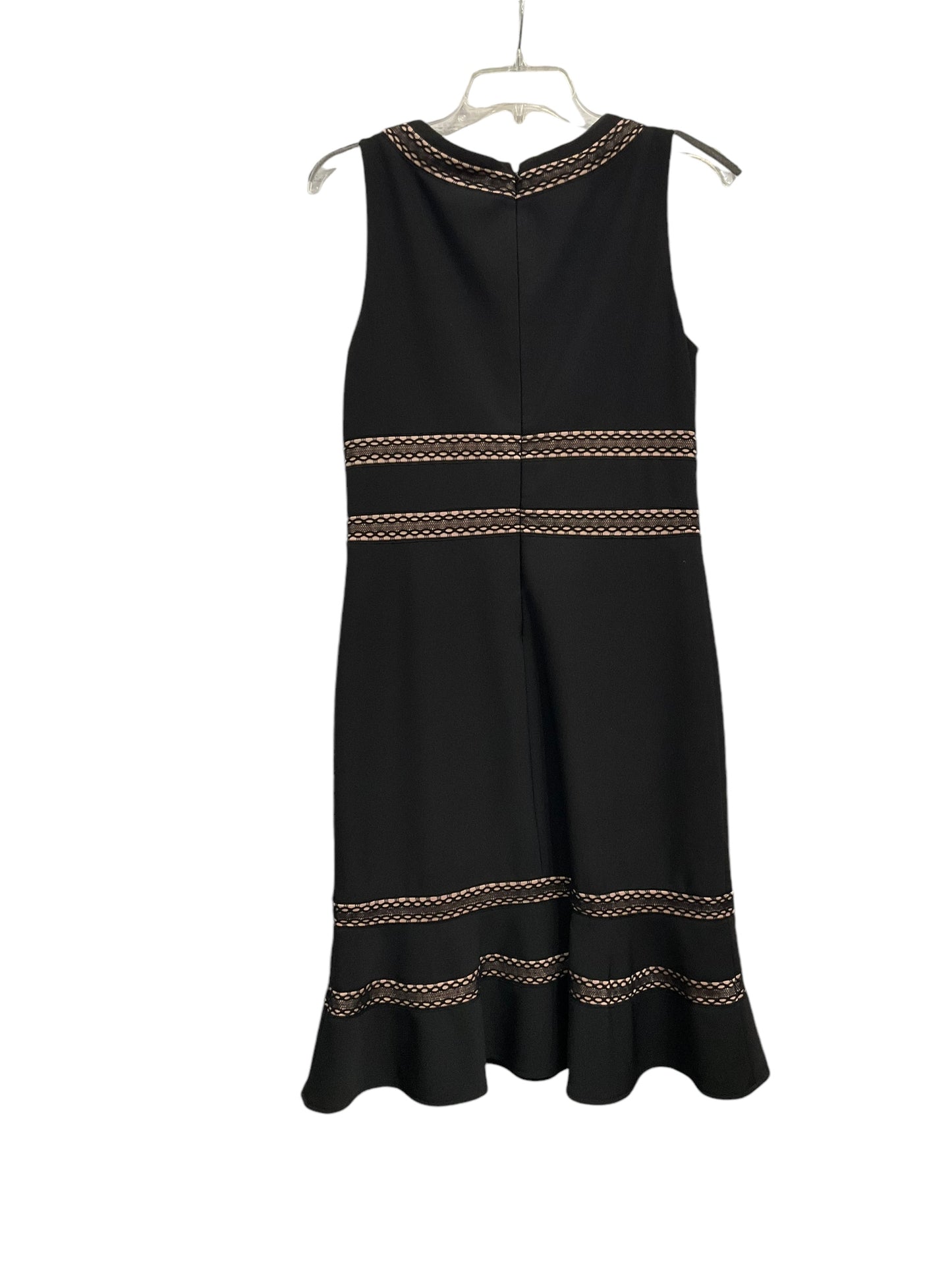 Dress Casual Midi By White House Black Market In Black, Size: M