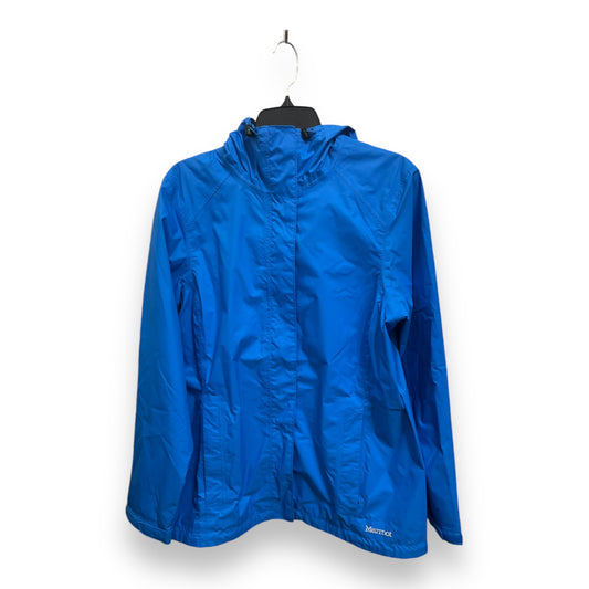 Jacket Windbreaker By Marmot In Blue, Size: L