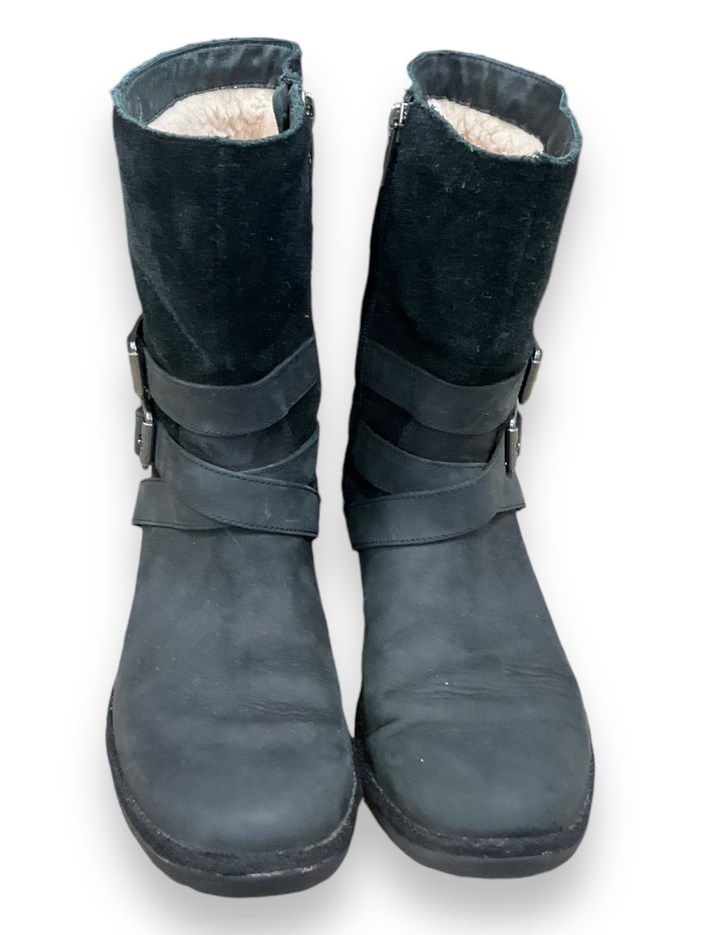 Boots Designer By Ugg In Black, Size: 7