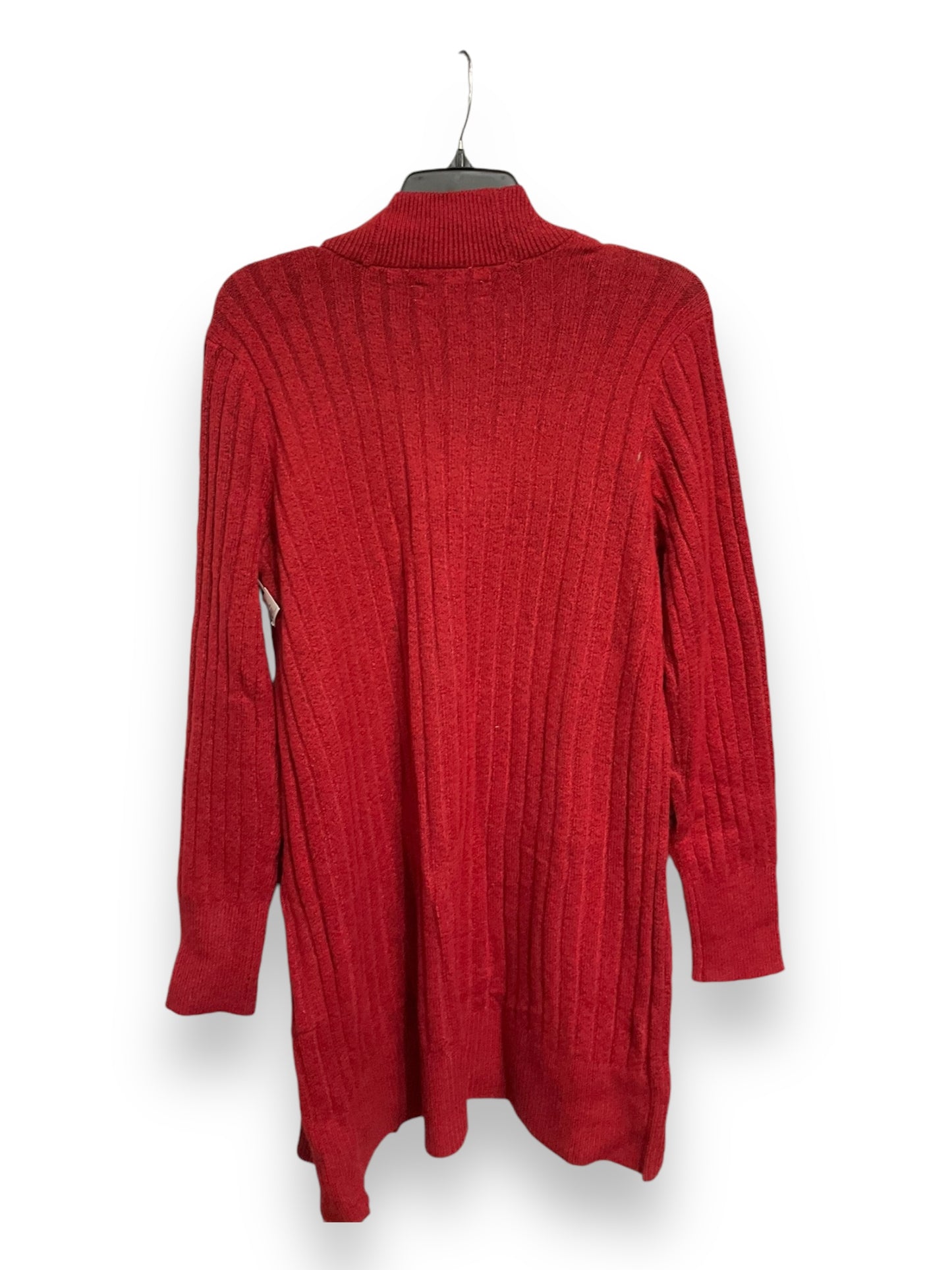 Cardigan By Loft In Red, Size: S