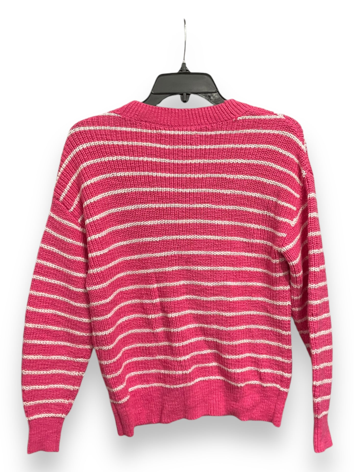 Cardigan By Loft In Pink, Size: Xs