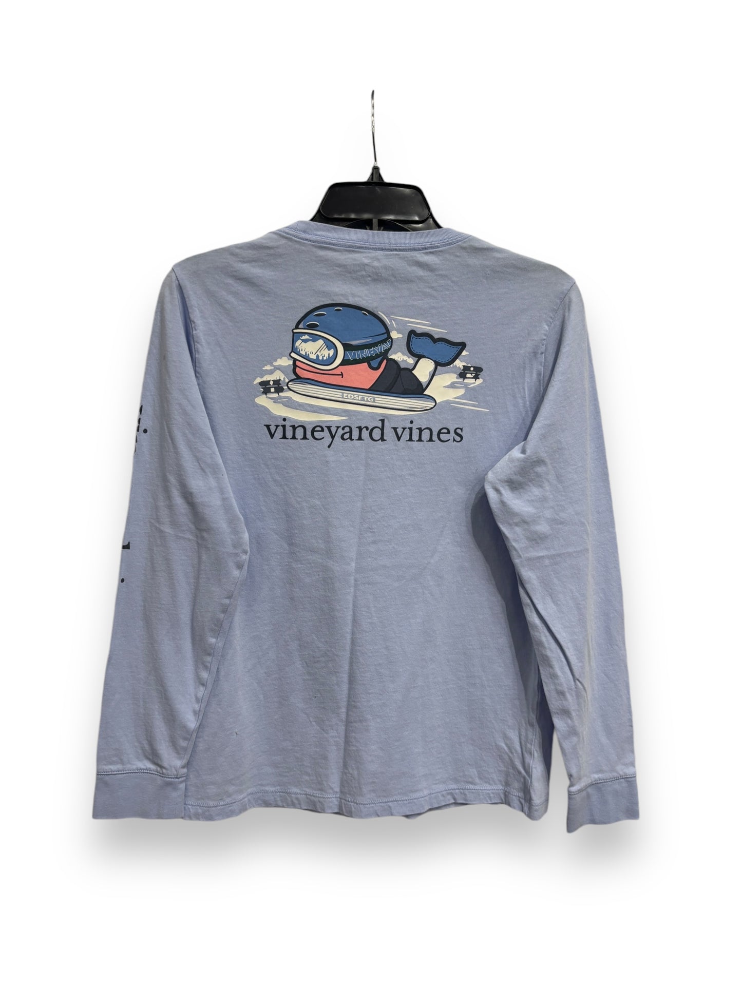 Top Long Sleeve By Vineyard Vines In Blue, Size: L