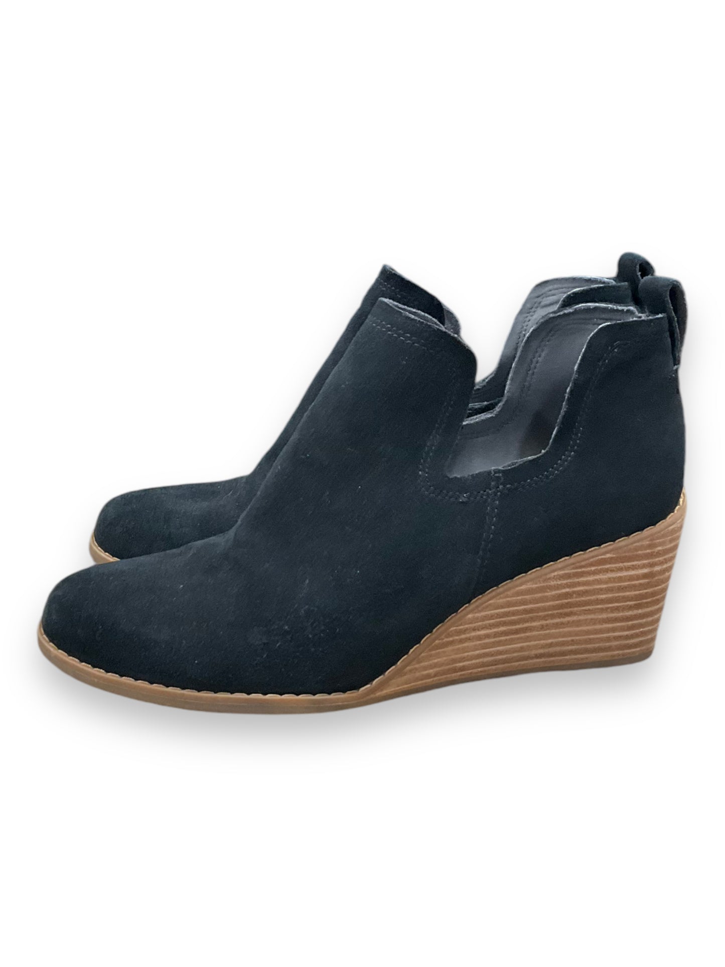 Boots Ankle Heels By Toms In Black, Size: 9